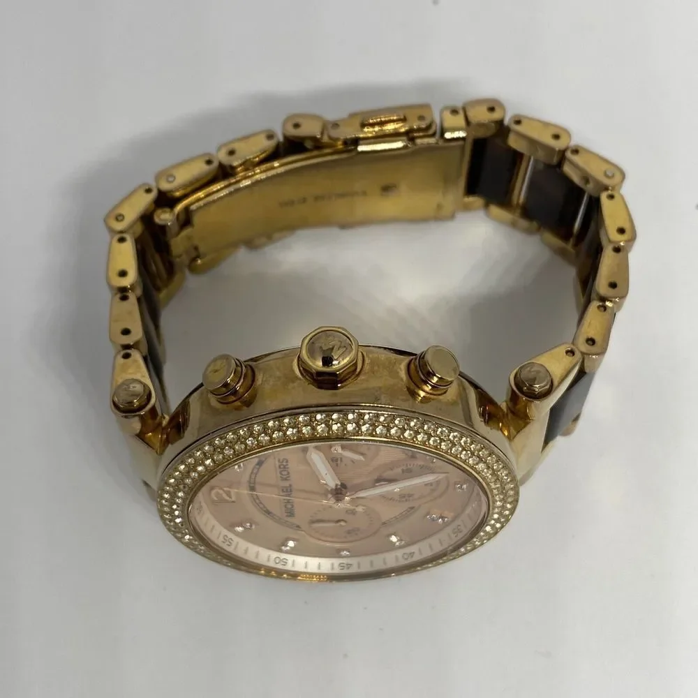 Michael Kors Parker MK5538 Women's Stainless Steel Analog Dial Quartz Watch RQ32 - Picture 8 of 12